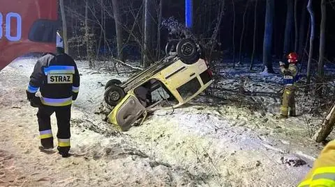 Spowodował wypadek, zostawił rannego. Policja: był pijany, miał zakaz prowadzenia