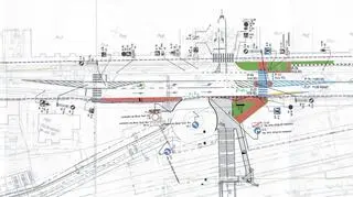 Projekt stałej organizacji ruchu w rejonie kładki na Kolejowej