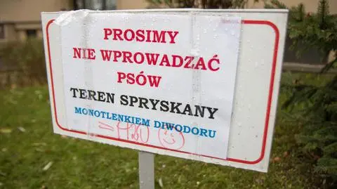 Postraszyli właścicieli psów "monotlenkiem diwodoru"