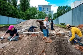 Wykopaliska prowadzone są na terenie byłego getta