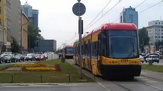 Paraliż tramwajowy w centrum