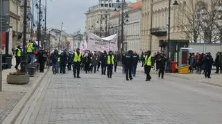 Przemarsz protestujących