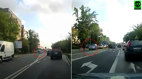 Pieszy potrącony na przejściu. "Zrobił salto i stanął na nogi"