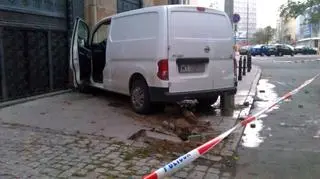 Uciekali kradzionym nissanem