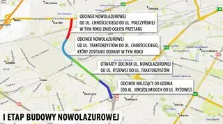 Ul. Nowolazurowa- I etap