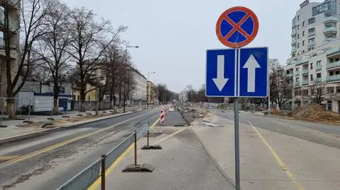 Zmiany na Gagarina. Ruch odbywa się po nowej jezdni 