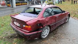 Pościg za bmw zakończył się na rondzie Starzyńskiego