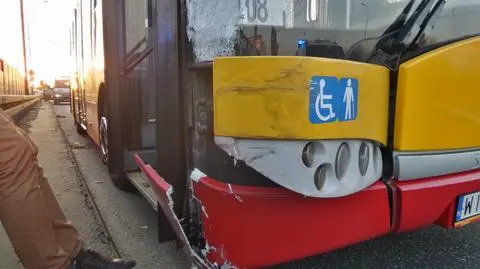 Kolizja autobusu w al. Stanów Zjednoczonych