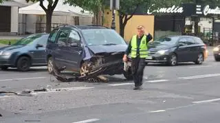 Kolizja na Powązkowskiej