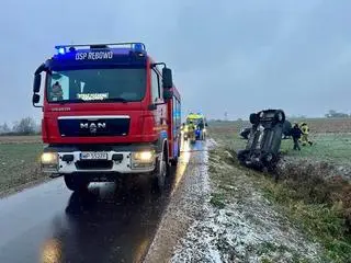 Wypadek w miejscowości Słomin