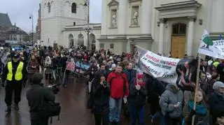 Protest na Trakcie Królewskim