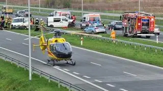 Wypadek na A2