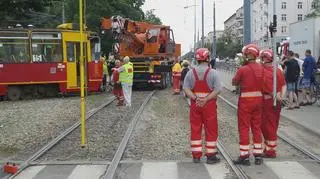 Kolizja dwóch tramwajów zablokowała pętlę