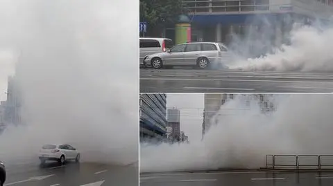 Dym w centrum Warszawy. "Awaria silnika w oplu"