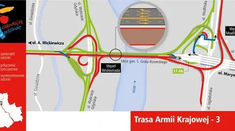 Zmiana na trasie AK: otworzą przejazd z Żerania na Targówek