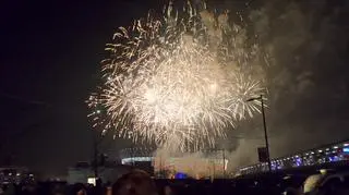 Fajerwerki rozświetliły niebo nad stolicą