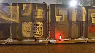 Płot przed Sejmem
