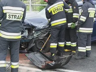 Zderzenia auta z tirem