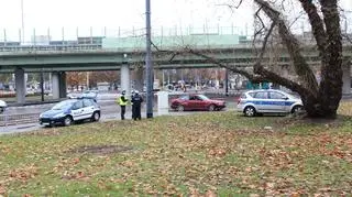 Pościg za bmw zakończył się na rondzie Starzyńskiego