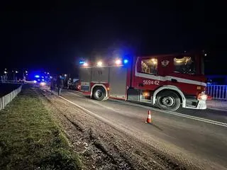 Zderzenie w Kolonii Lesznowoli na Mazowszu