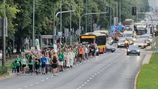 Najstarsza warszawska pielgrzymka wyruszyła na Jasną Górę