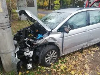 Zderzenie w Ołtarzewie spowodował nietrzeźwy kierowca