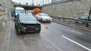 Wypadek pod rondem Jazdy Polskiej 