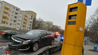 Zderzenie na dwóch aut na Ochocie