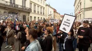 Protest w Warszawie po śmierci ciężarnej Doroty