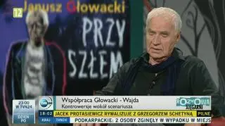 Janusz Głowacki był gościem programu "Xięgarnia" (materiał archiwalny)