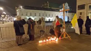 Barierki na Krakowskim Przedmieściu