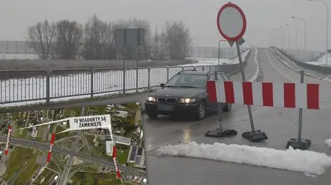 Wiadukty odśnieżane, choć zamknięte. A kierowcy jeżdżą nielegalnie