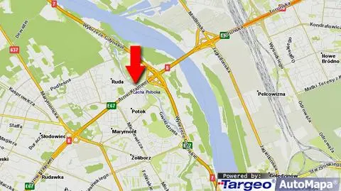 Zderzenie 4 samochodów na trasie AK