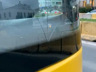 Potrącenie chłopca przez autobus 