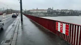 Miejsce po skradzionej tablicy zostało zabezpieczone