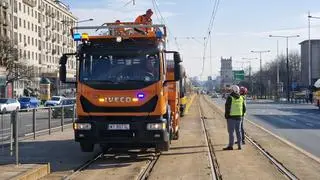 Uszkodzona trakcja w centrum 