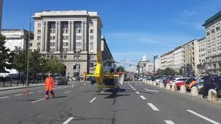 LPR na placu Konstytucji