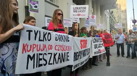 Protest w centrum. "Lokator się liczy"