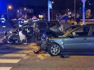 Zderzenie w alei Wilanowskiej 