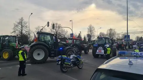 Policja ostrzega przed łamaniem zakazu wjazdu ciągników