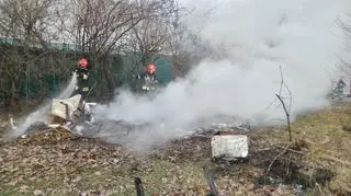 Pożar na Mokotowie