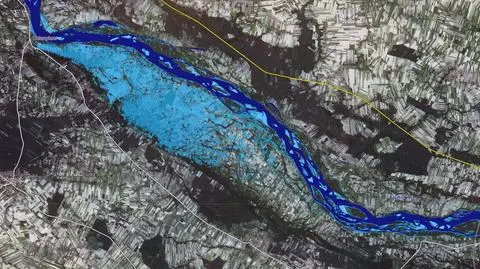 Będą mogli obserwować powódź z satelity