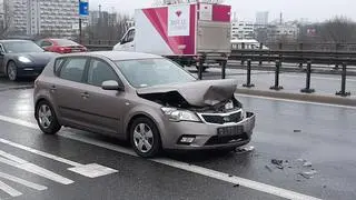 Zderzenie na moście Łazienkowskim