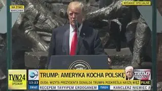 Trump: w Polakach postrzegamy duszę Europy 