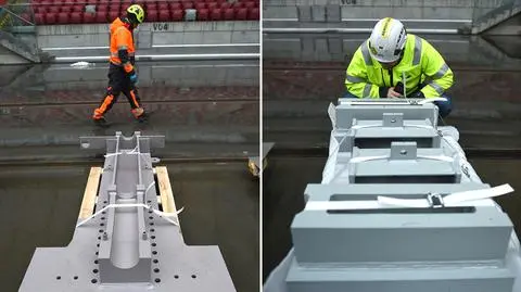 Sześć ton na 45 metrach. Montują bypass na Stadionie Narodowym