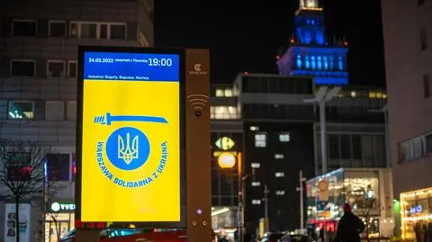 Warszawa solidaryzuje się z Ukrainą 
