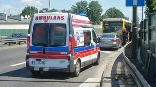 Niebezpieczna sytuacja w alei Stanów Zjednoczonych