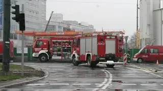 Akcja służb na Towarowej