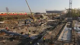 Budują stację metra Stadion