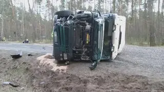 Zderzenie na drodze krajowej